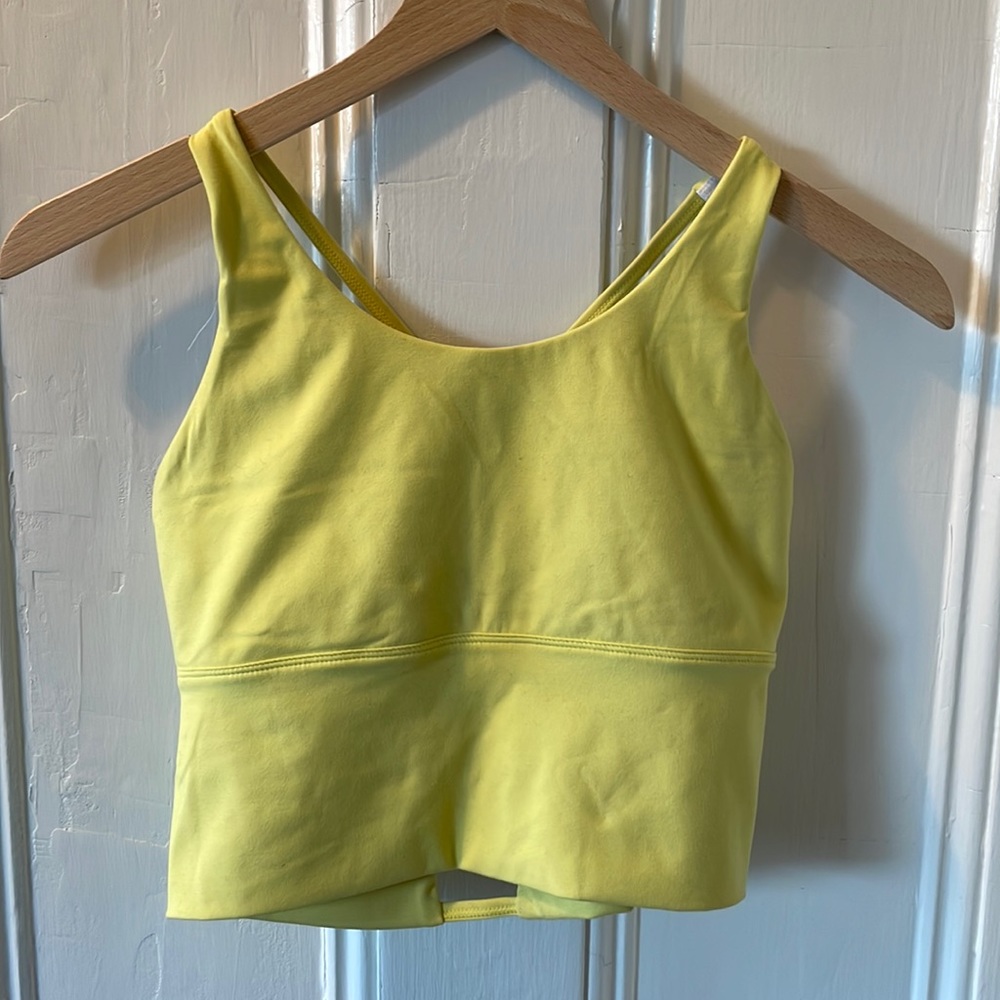NVGTN Matrix Sports Bra in Yellow 🍋💛